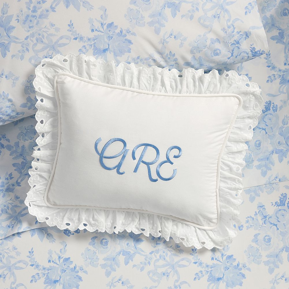 LoveShackFancy Bow Lumbar Pillow Cover | Pottery Barn Teen