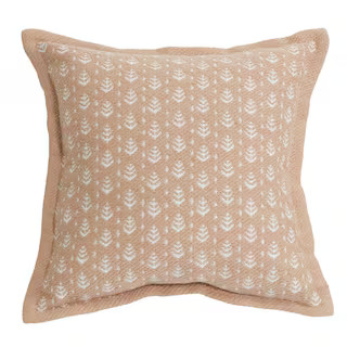 Hampton Bay 20 in. x 20 in. Putty Square Outdoor Throw Pillow ZZ-PI-P25 - The Home Depot | The Home Depot