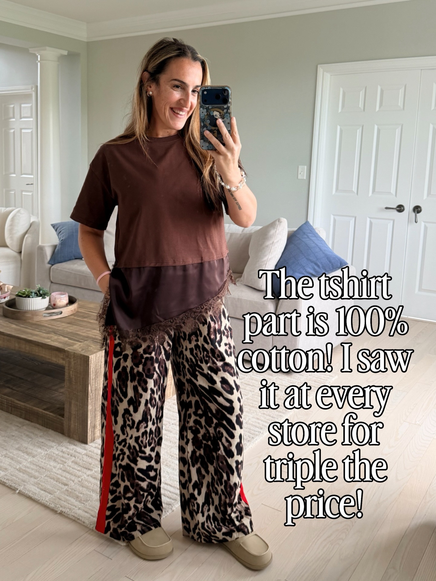 There is no doubt that #lace is hot this season, and I am on board.  Don't be afraid to pair it with different patterns and textures for a stylish twist.  Wearing a medium in all. 
#dupes #looksforlost #fallstyle #falltransition #leopard 

 #LTKootd #LTKmomlife #LTKOver40
