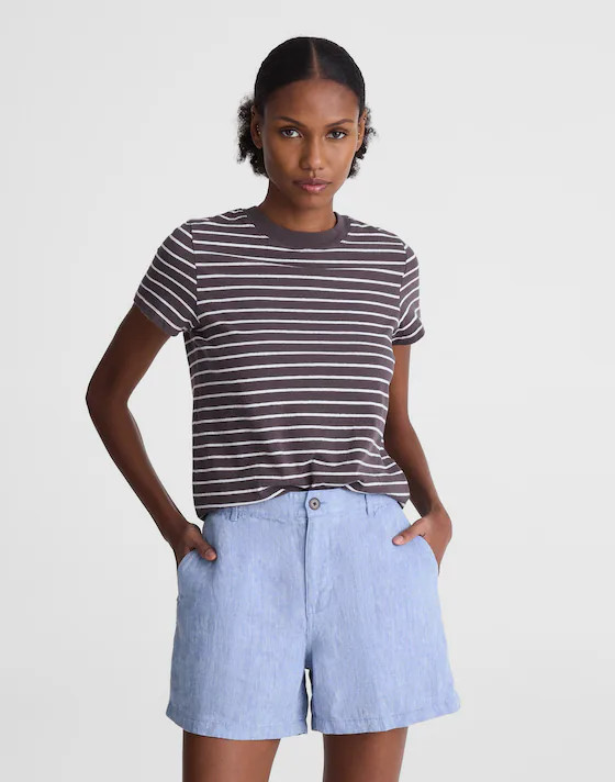 The Zoe Short in 100% Linen | Madewell