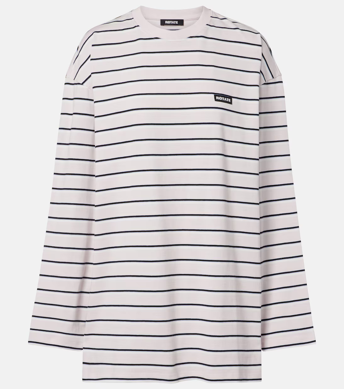 Striped oversized cotton jersey T-shirt | Mytheresa (US/CA)