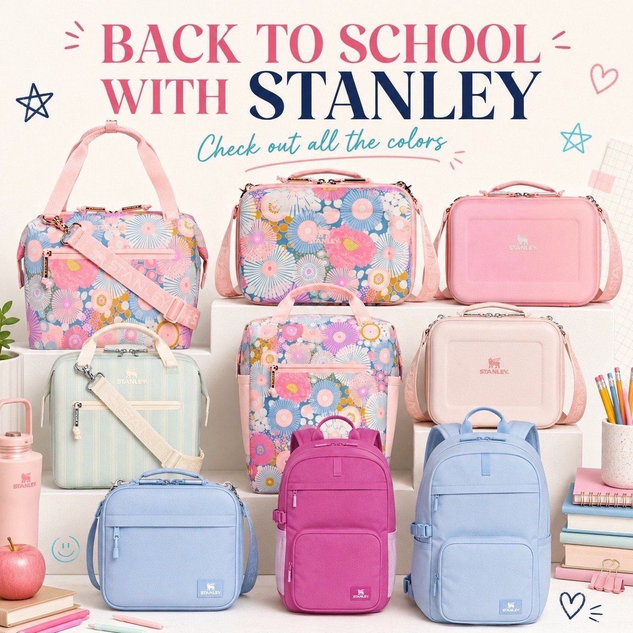 The cutest lunch boxes and backpacks from Stanley! Their tumblers aren’t the only thing trending with kids—these are too!

@stanley_brand
#Stanley1913Partner