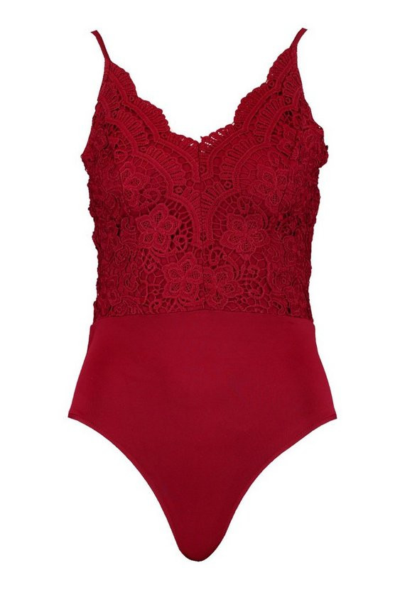 Premium Lace Bodysuit | Boohoo.com (UK & IE)