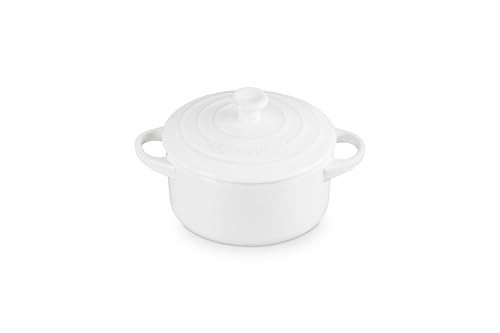 Le Creuset Stoneware Mini Round Cocotte, 24 oz., White | Amazon (US)