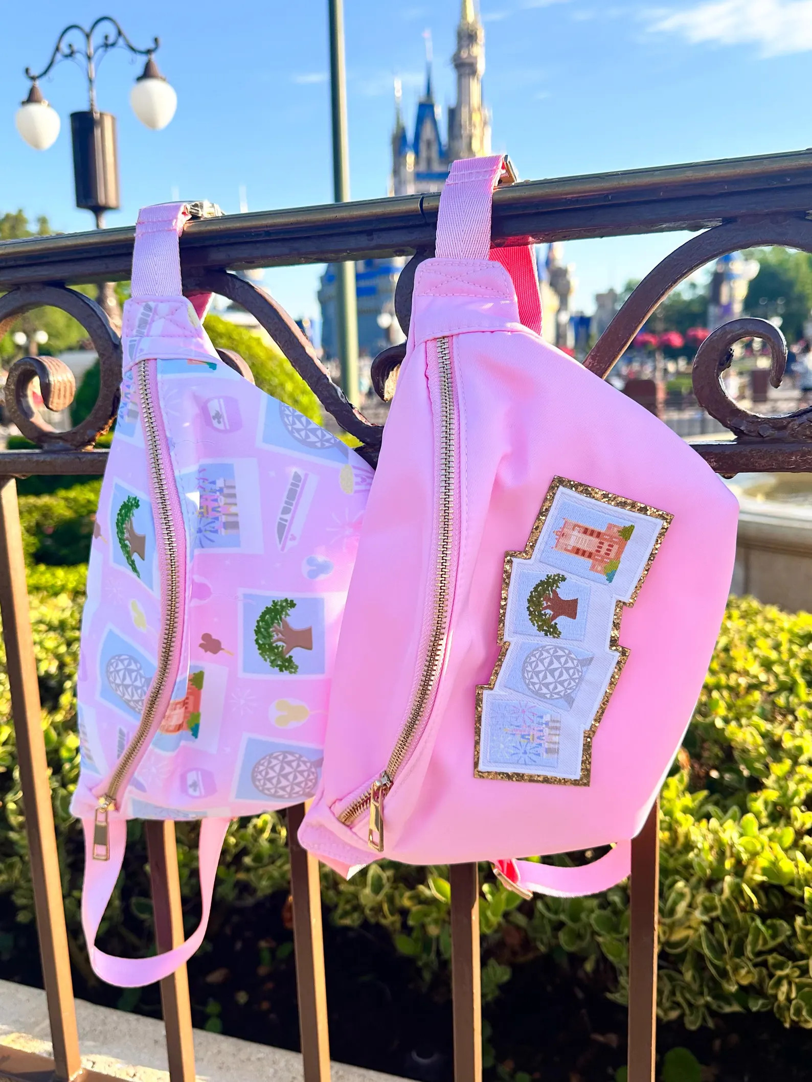 Disney Fanny Pack. WDW 4 Park Icons Fanny Pack. Disney World Park Icons Bag. Magic Kingdom, Epcot... | Etsy (US)