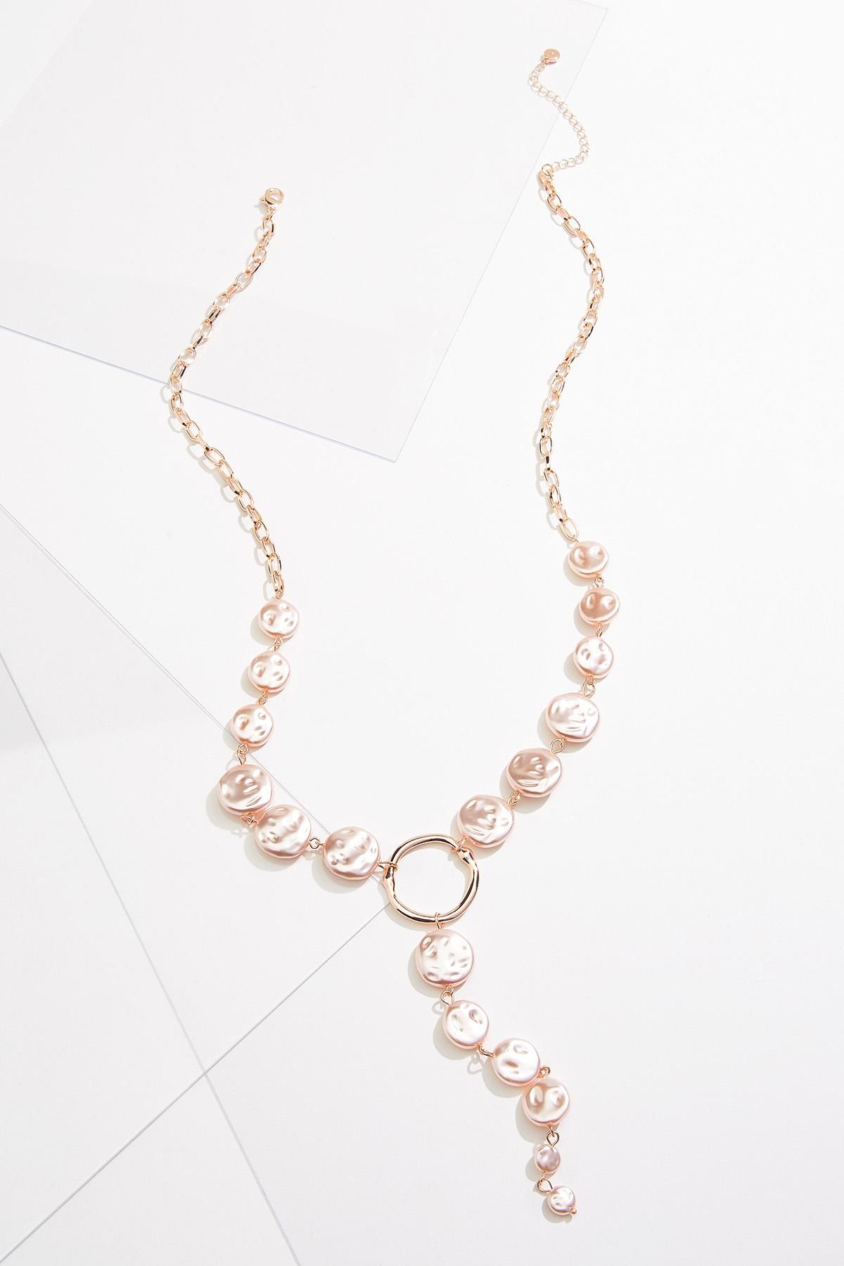 Pink Pearl Y-Necklace | Cato Fashions
