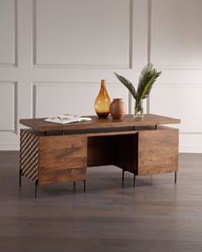 Marley Executive Desk | Horchow
