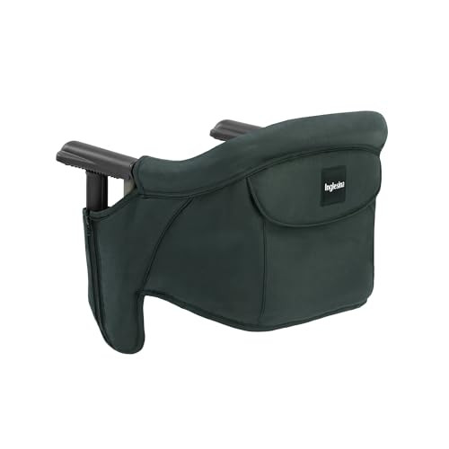 Inglesina Fast Table Chair, Dark Green - Portable Baby High Chair - for Babies & Toddlers up to 37 lbs - Collapsible - Fits Tables 0.8'' to 3.5'' Thick - Compact & Easy to Use - Travel Bag Included | Amazon (US)