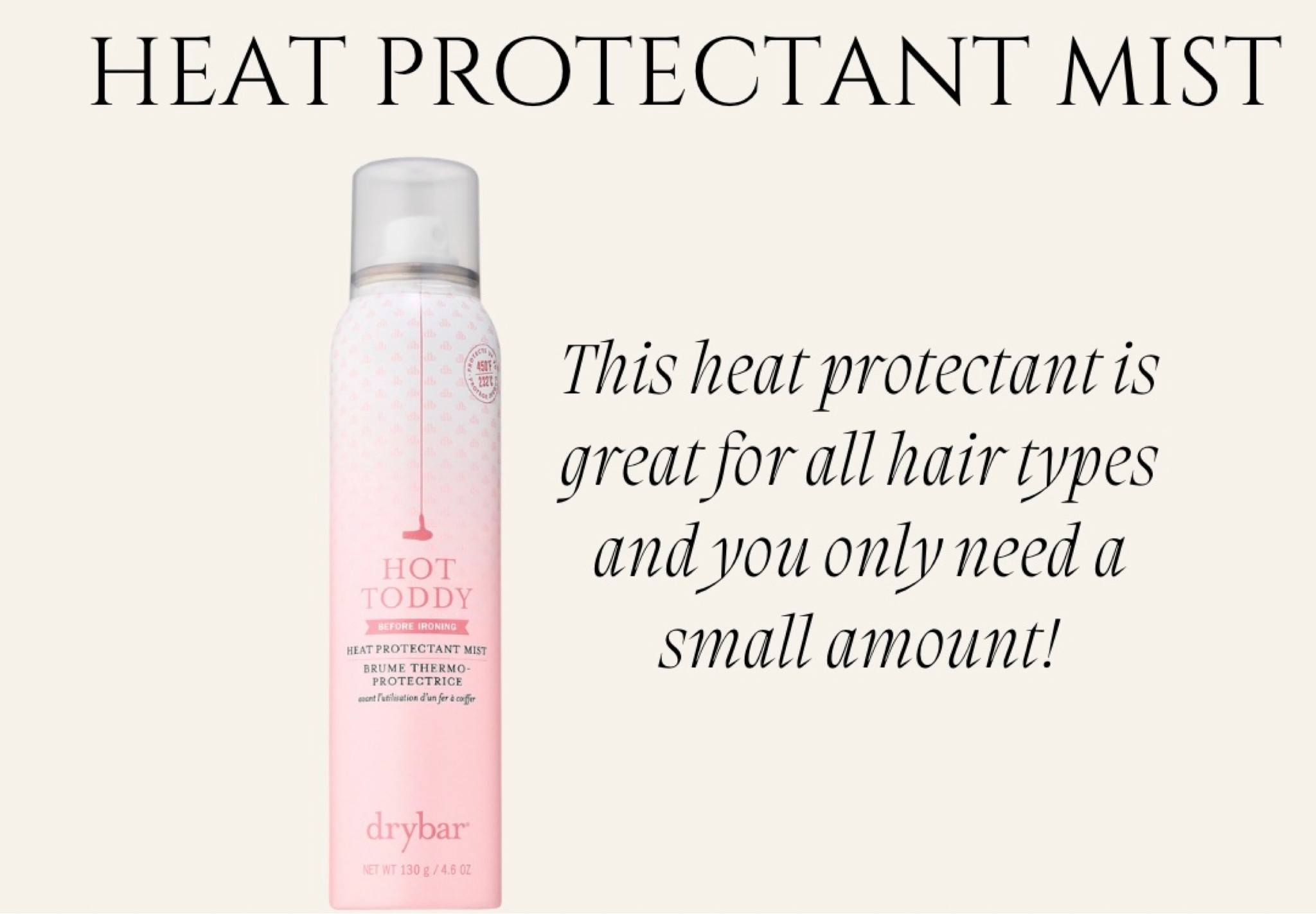 Heat protectant! 

#LTKFind #LTKbeauty #LTKunder50