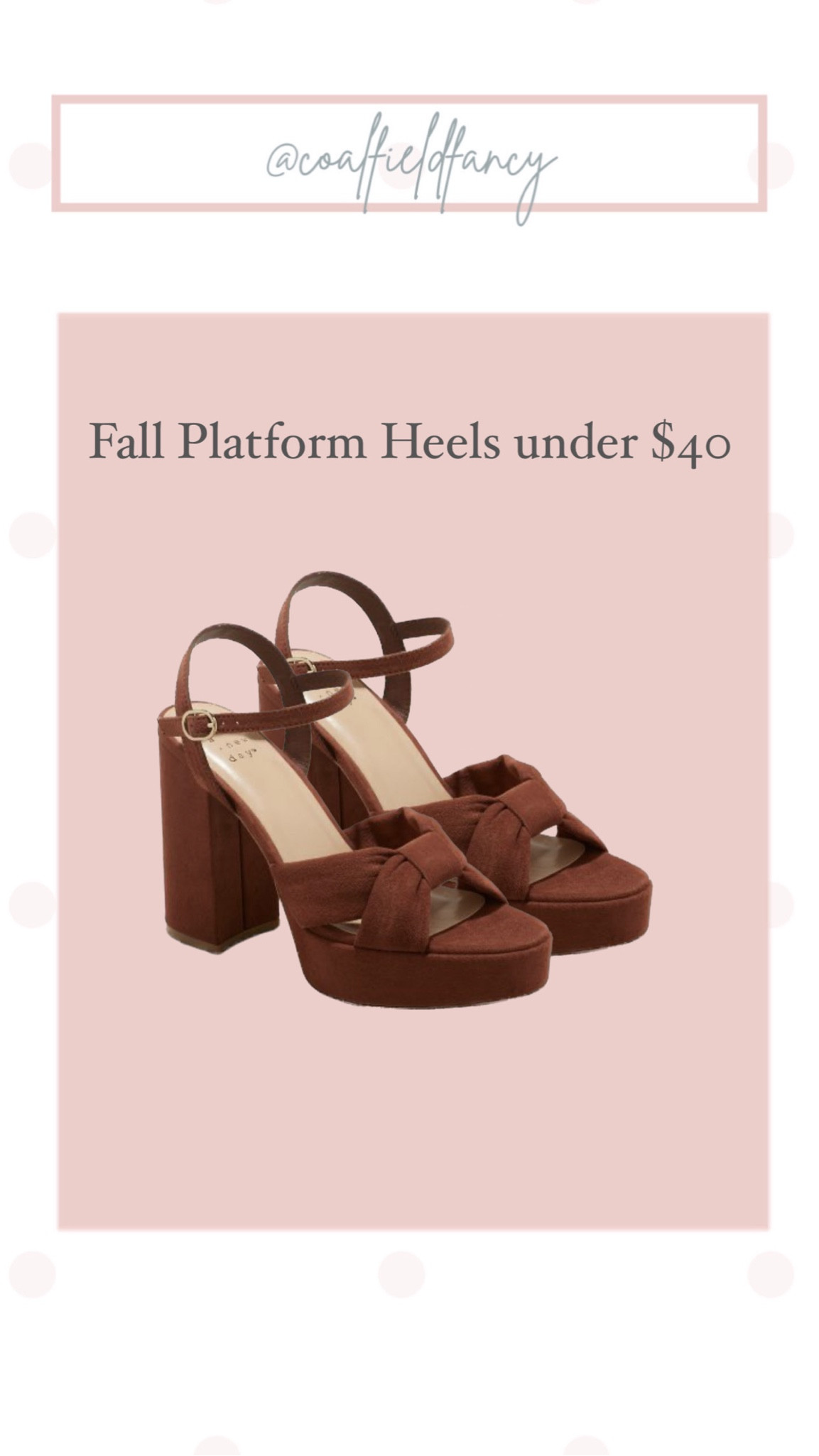 Fall Platform Heels under $40

#LTKsalealert #LTKover40 #LTKfindsunder50