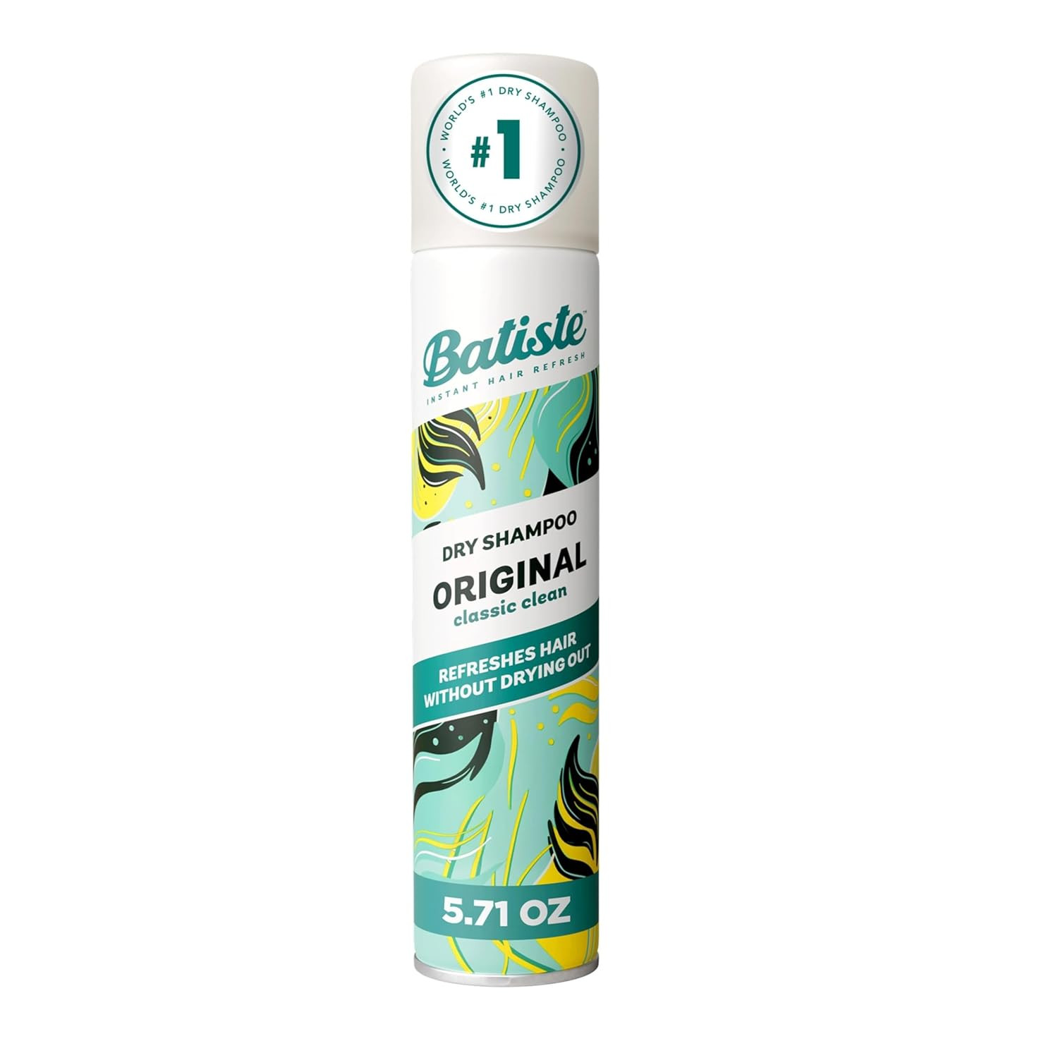 Batiste Dry Shampoo, Original Fragrance Classic Clean, Refresh Hair and Absorb Oil Between Washes... | Amazon (US)
