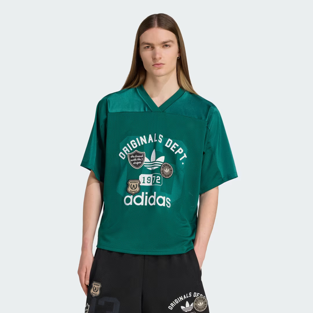 adidas Originals Dept. Graphic Mesh JerseyCollegiate GreenMMens | adidas (US)