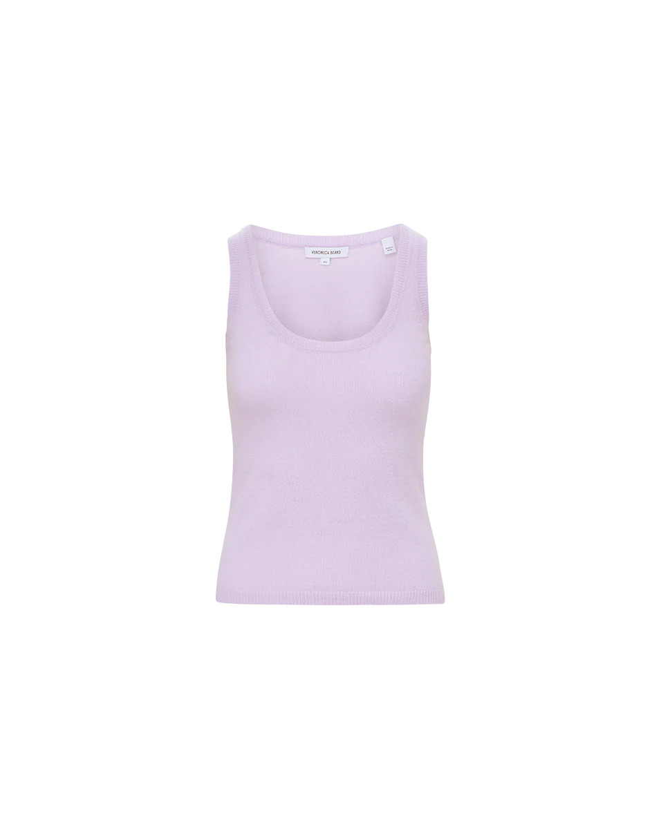 Birke Cashmere Scoopneck Tank Top | Veronica Beard