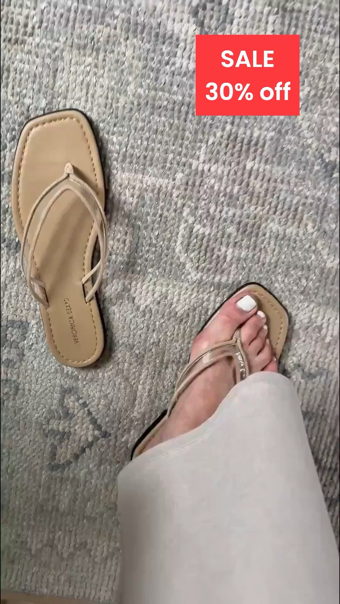 Veronica Beard sandals on sale, 30% off.

Neutral flip flops for summer, beach vacation, comfy chic, summer shoes, nordstrom finds, annabbrstyle

#LTKSaleAlert #LTKOver40
