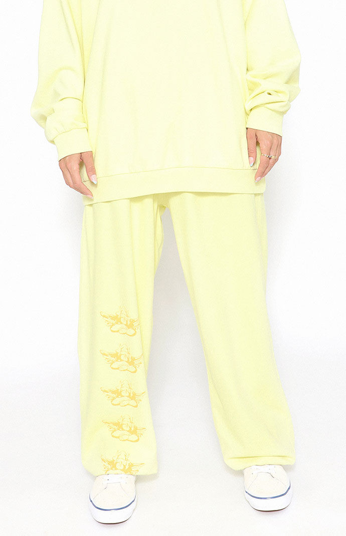 Boys Lie Womens Liar Liar Sweatpants - Yellow size XS | PacSun
