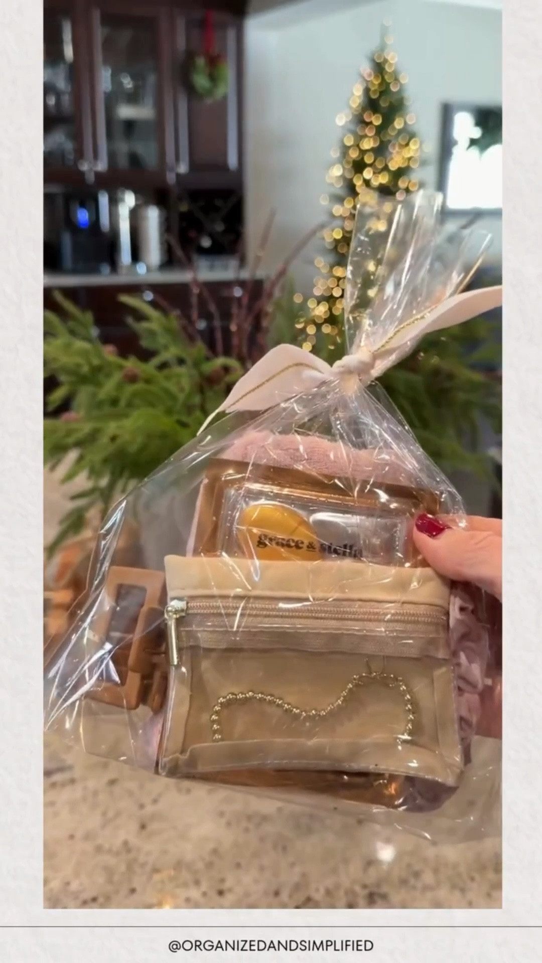 If you’re still filling stockings, these Amazon finds are perfect!

They have quick shipping, are affordable, and actually useful.

Hair ties, claw clips, a pretty bow bracelet, eye masks, and a face wash towel!

Simple little gifts that feel thoughtful and fun.

Easy to grab, easy to gift, and perfect for finishing off a stocking at the last minute. 

My girls recently had a secret Santa gift exchange and these are the bags that I put together for all of them!