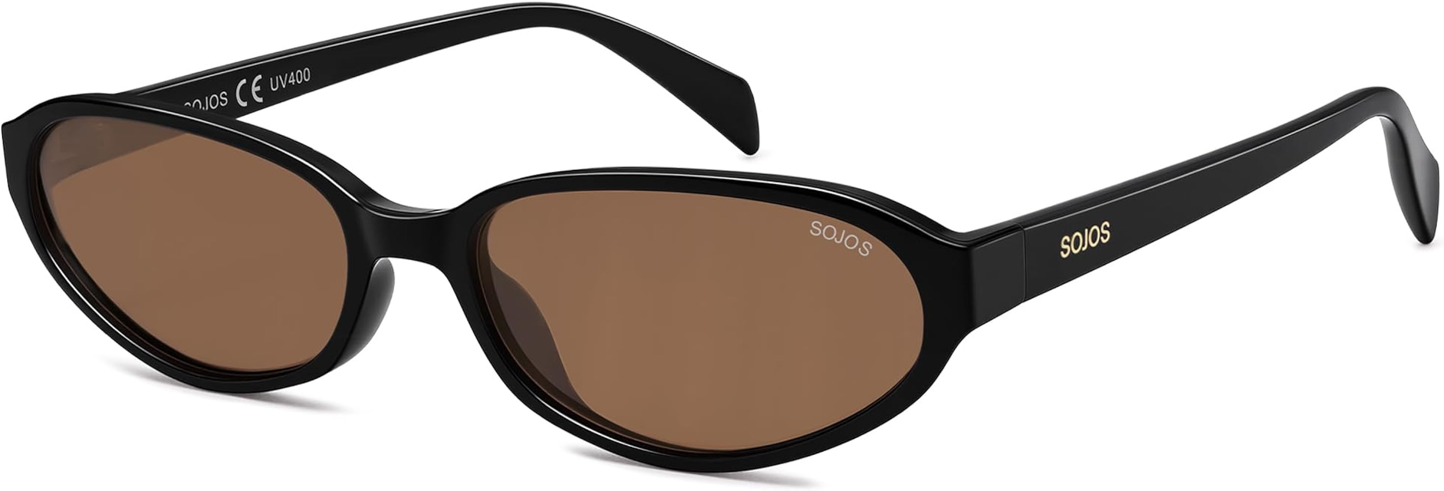 SOJOS Retro Oval Polarized Sunglasses for Women Trendy Cat Eye Chic Narrow Y2K Skinny Sunnies SJ2... | Amazon (US)