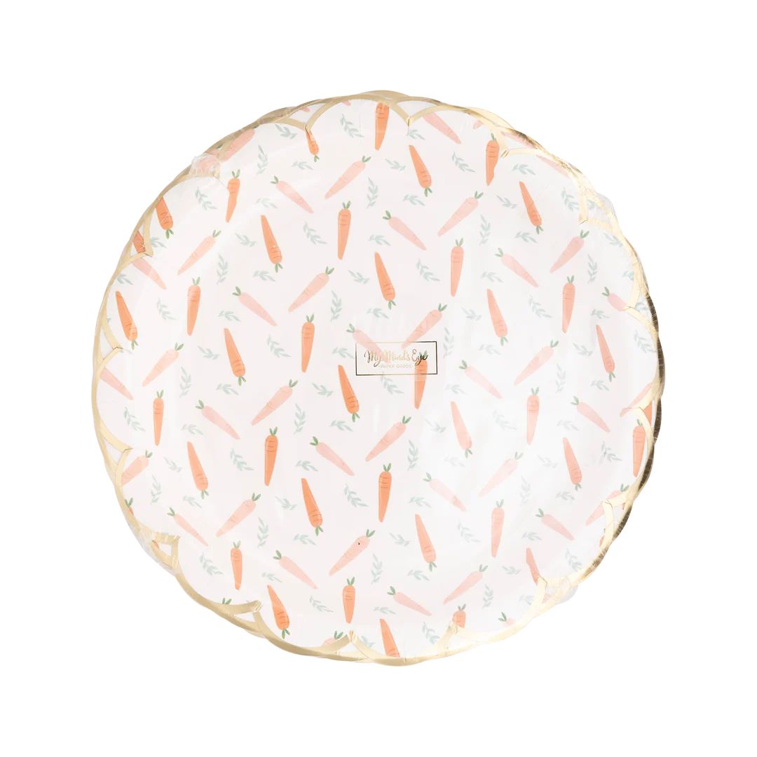 Carrot Paper Plate | My Mind's Eye