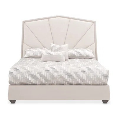 Fantosini King Tufted Panel Bed - Silver Mist | Wayfair North America