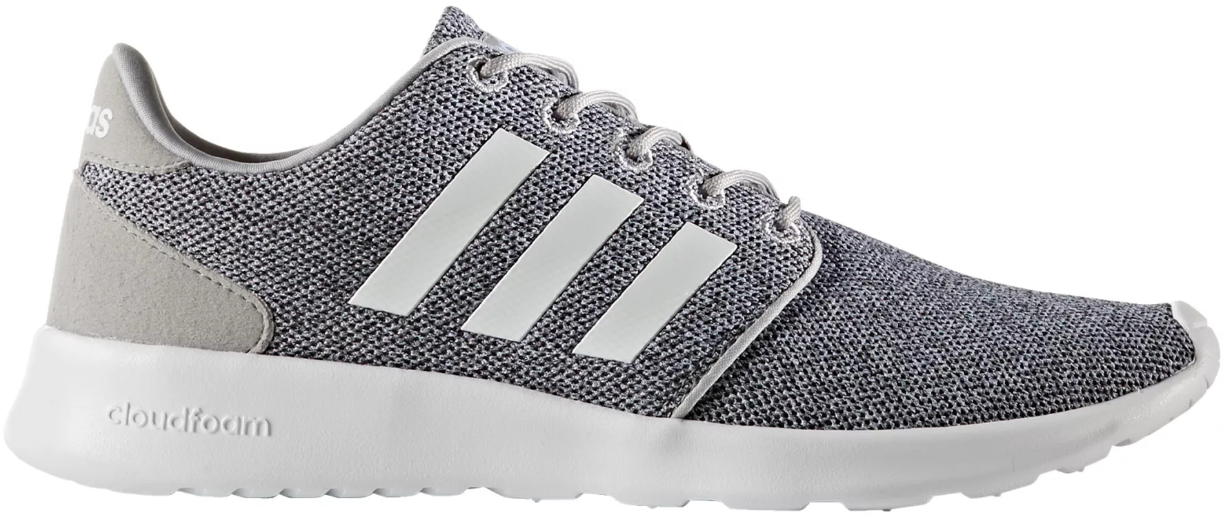 Women's adidas Cloudfoam QT Racer Shoes, Size: 11.0, Gray | Dick's Sporting Goods