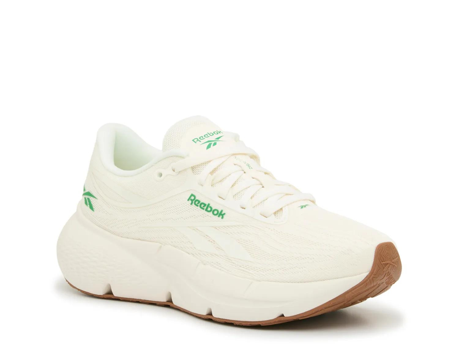 Reebok ZigNITION Running Shoe | Women's | White/Green | Size 7.5 | Sneakers | DSW