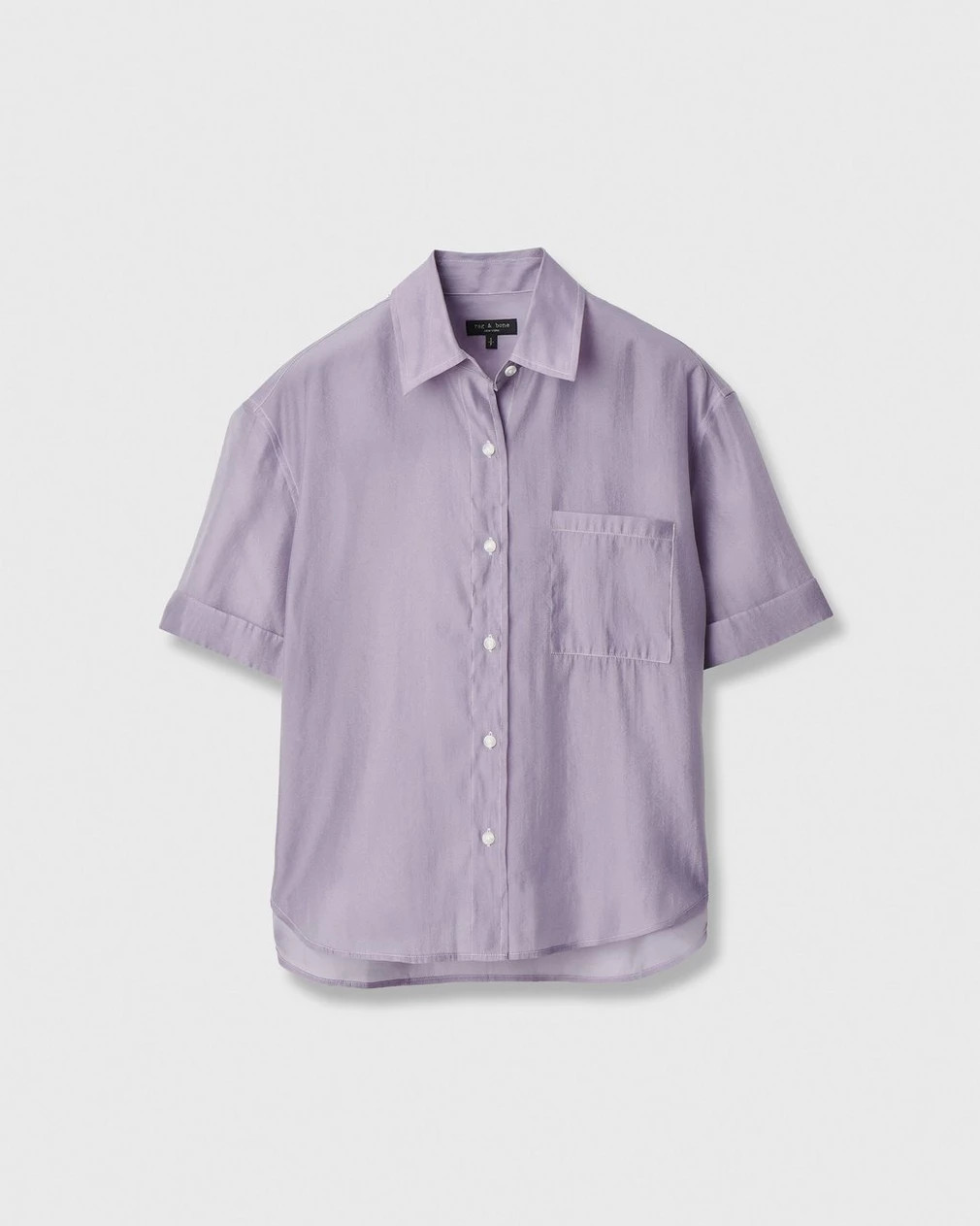 Buy Connie Organza Short-Sleeve Shirt for USD 298.00 | rag & bone | rag & bone
