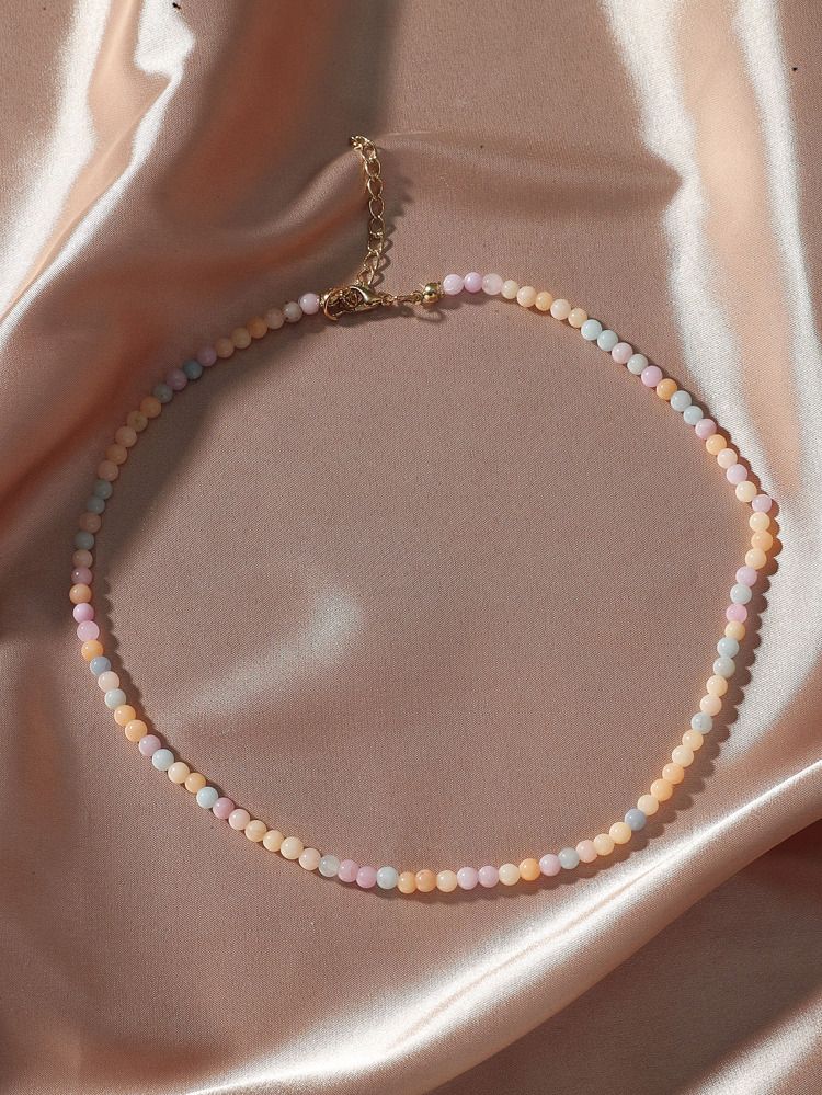 1pc Beaded Necklace | SHEIN