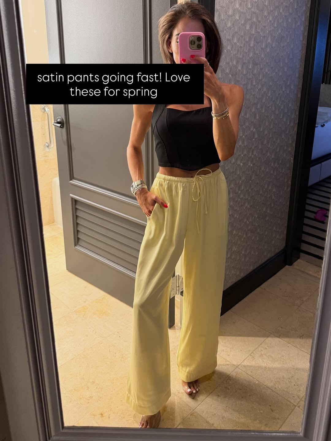 Trending spring outfits yellow pants size xxs short 

#LTKSaleAlert #LTKPetite