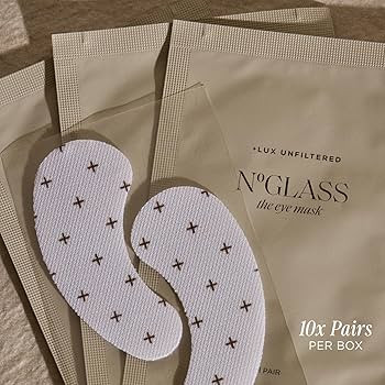 + Lux Unfiltered Cooling Under Eye Patches - Anti-Slip Caffeine Infused Korean Eye Mask - Reduces... | Amazon (US)