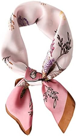 Sciarpa in Chiffon seta Foulard Scialle Quadrato Fazzoletti Da Testa Tutte Le Stagioni da Donna F... | Amazon (IT)