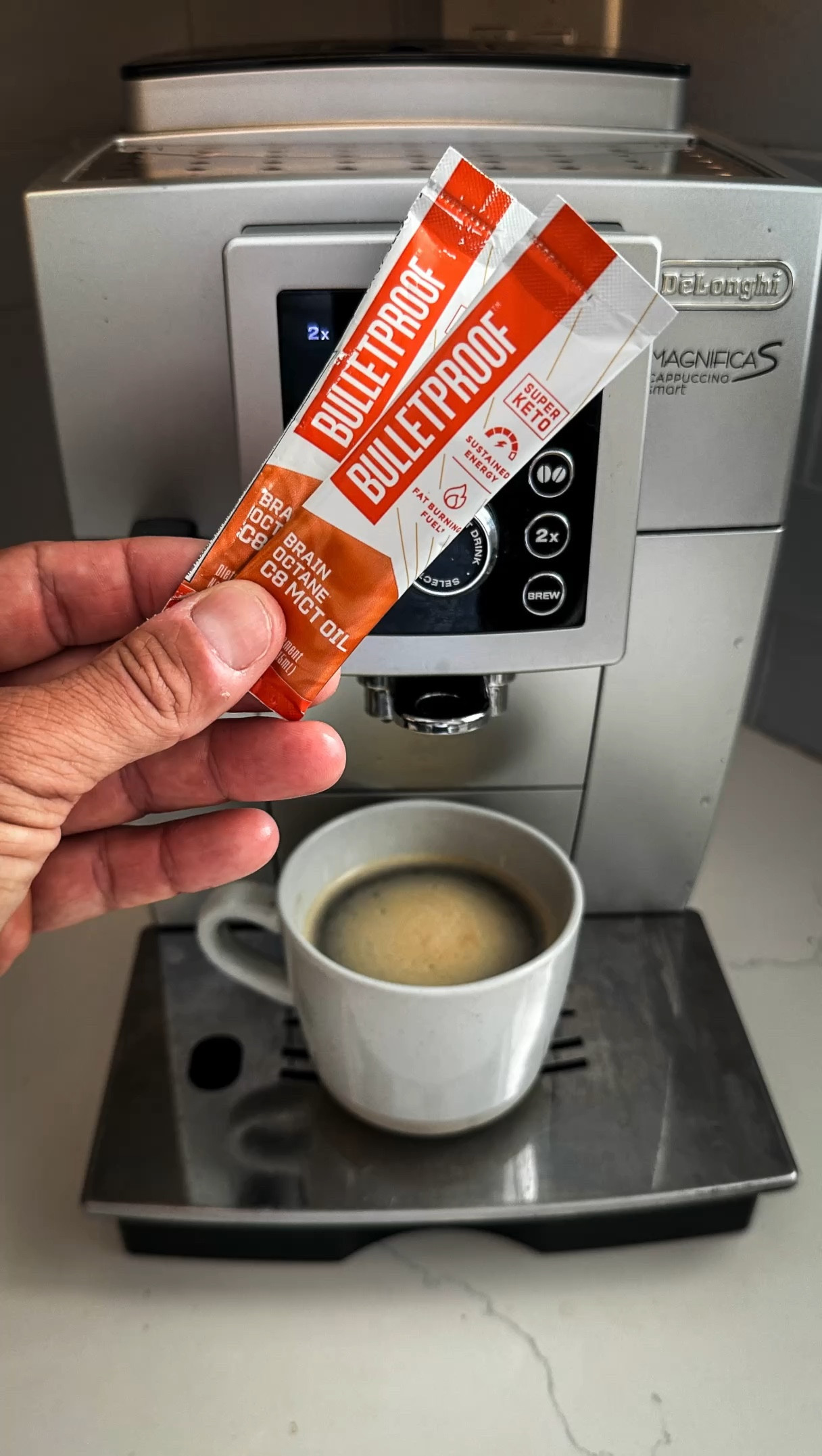 Just a couple drops and woah, watch out… added energy and focus with a boost to our metabolism- have you tried BulletProof Brain Octane MCT Oil? I swear by this oil. Just a little goes a long way first thing in the morning dropped into my coffee. ☕️ Keto or not, this is a great product for those of us looking to maximize our days!- 

#LTKVideo #LTKActive #LTKHome