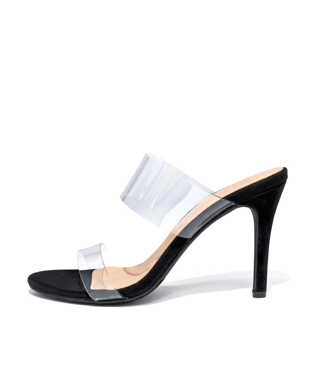 Angelic Clear Strap Heel - Black - FINAL SALE | VICI