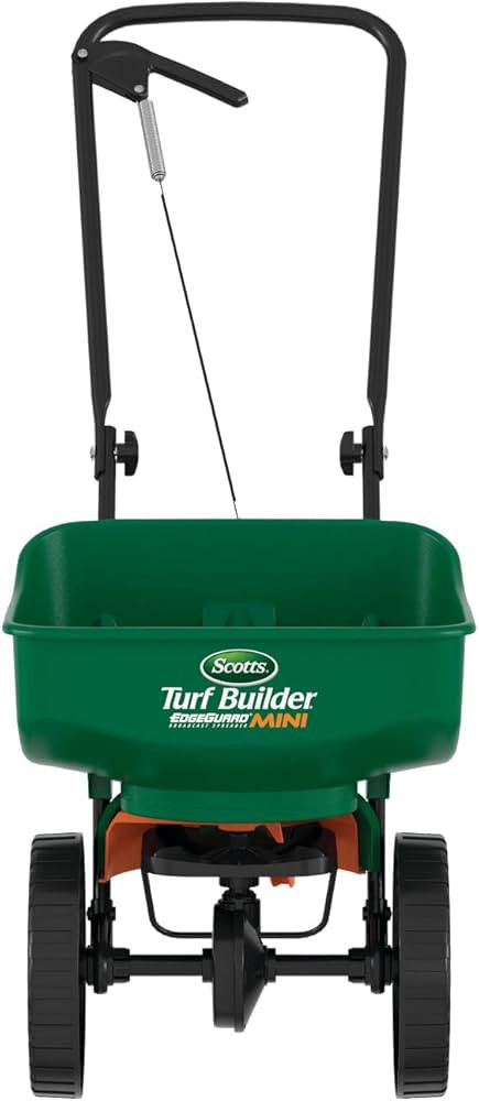 Scotts Turf Builder EdgeGuard Mini Broadcast Spreader - Holds Up to 5,000 sq. ft. of Lawn Product... | Amazon (US)