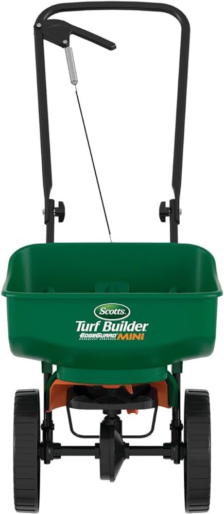 Scotts Turf Builder EdgeGuard Mini Broadcast Spreader - Holds Up to 5,000 sq. ft. of Lawn Product... | Amazon (US)