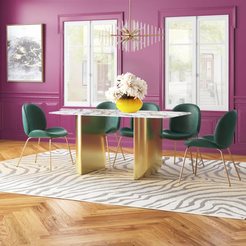 Mumbai 63'' Sintered Stone Dining Table | Wayfair North America