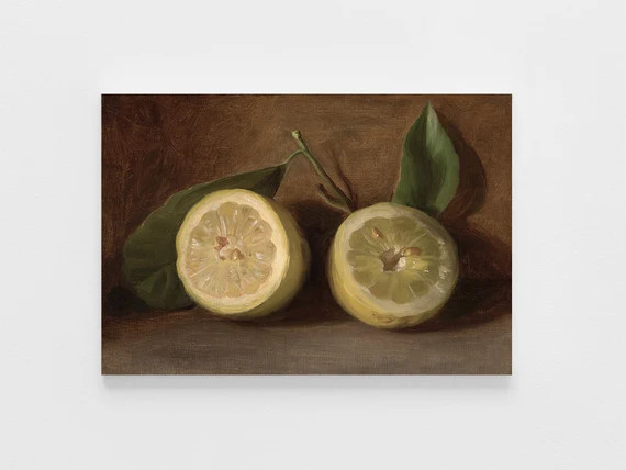 LEMONS - Vintage still life print, still life painting, still life fruit print, vintage fruit pri... | Etsy (US)