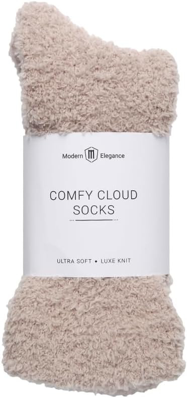 Modern Elegance Comfy Cloud Socks – Ultra-Soft Cozy Fuzzy Socks for Women & Men, Plush Warmth L... | Amazon (US)