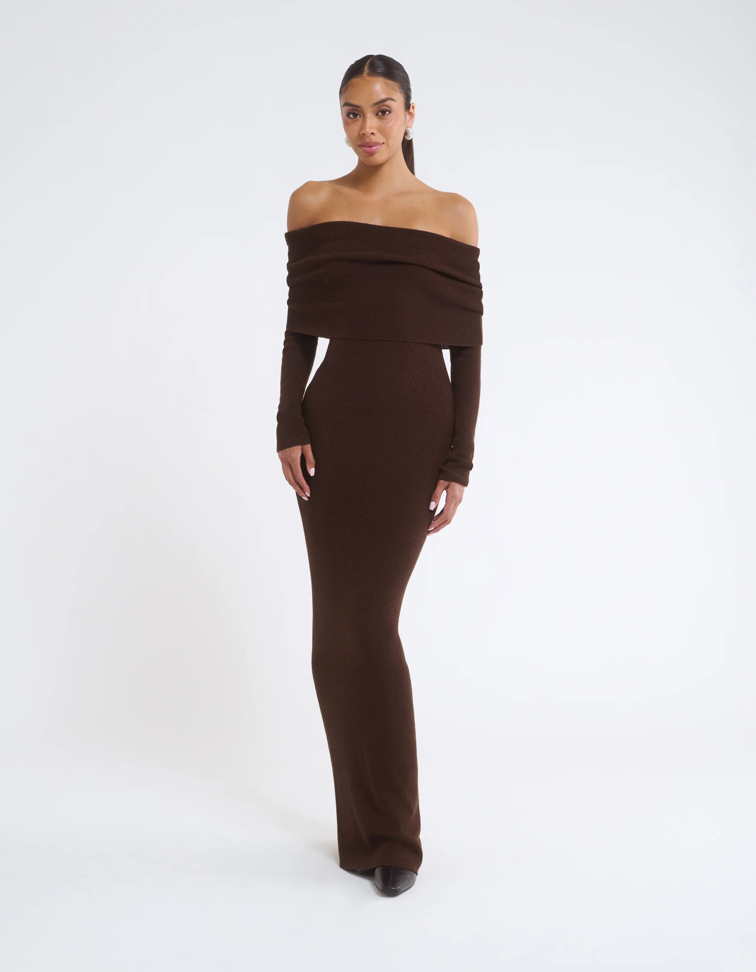 Winona Maxi Dress | Espresso | Rumored
