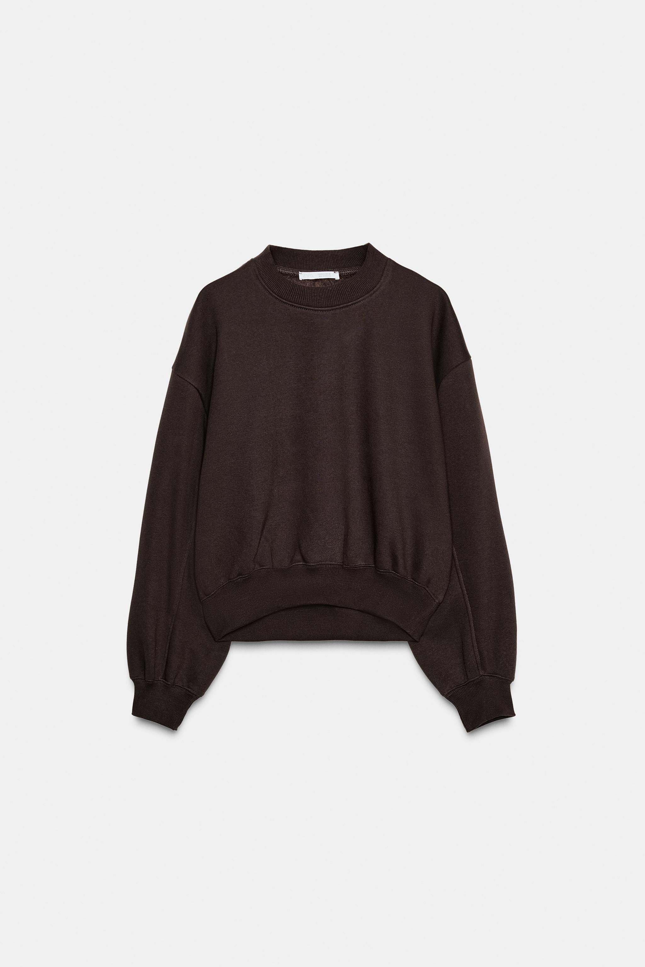 BASIC PLUSH SWEATSHIRT | Zara UK