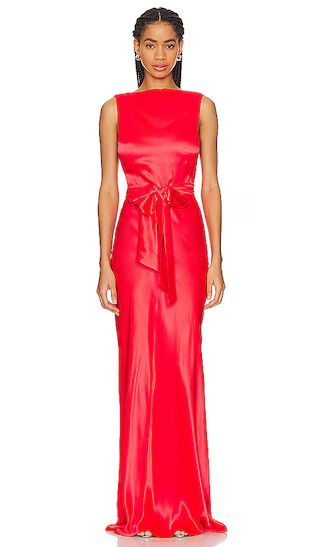 Rosemary Maxi Dress in Crimson | Long Red Dress | Red Outfit  | Revolve Clothing (Global)