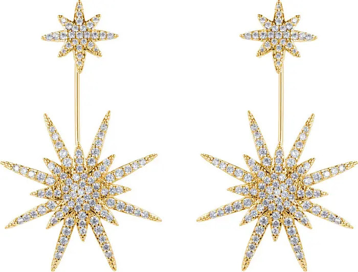 EYE CANDY LOS ANGELES North Star Pavé CZ Drop Earrings | Nordstromrack | Nordstrom Rack