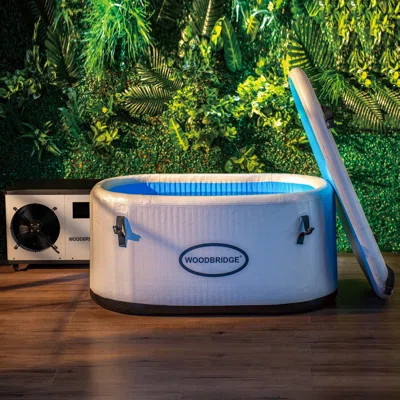 Portable inflatable Oval Ice Bath Cold Plunge Tub with Chiller and Heater | Wayfair North America