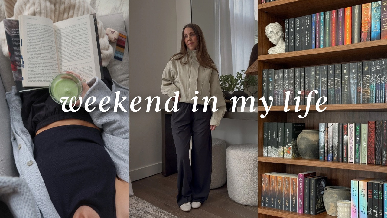 everything from my latest vlog is linked here ☁️ a cozy weekend at home — vuori pieces, book talk, new skincare, and a little life lately


weekend in my life, cozy weekend vlog, vuori haul, vuori outfit, book lover lifestyle, book talk, skincare routine, trying new skincare, lifestyle vlog, cozy home aesthetic, everyday routine, weekend reset, organizing bookcase, bookshelf styling, casual outfit inspo, loungewear outfit, slow living lifestyle

#LTKdayinmylife #LTKvlog #LTKHome