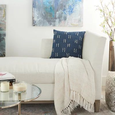 Jocelyn Ireland Pillow Grey Dakota Fields Color: Navy | Wayfair North America