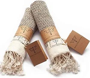 Amazon.com: Smyrna Original Turkish Hand Towels | 100% Cotton, Prewashed, 16 x 40 Inches | Decora... | Amazon (US)
