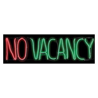 8" x 24" Halloween Lighted No Vacancy Sign | Target
