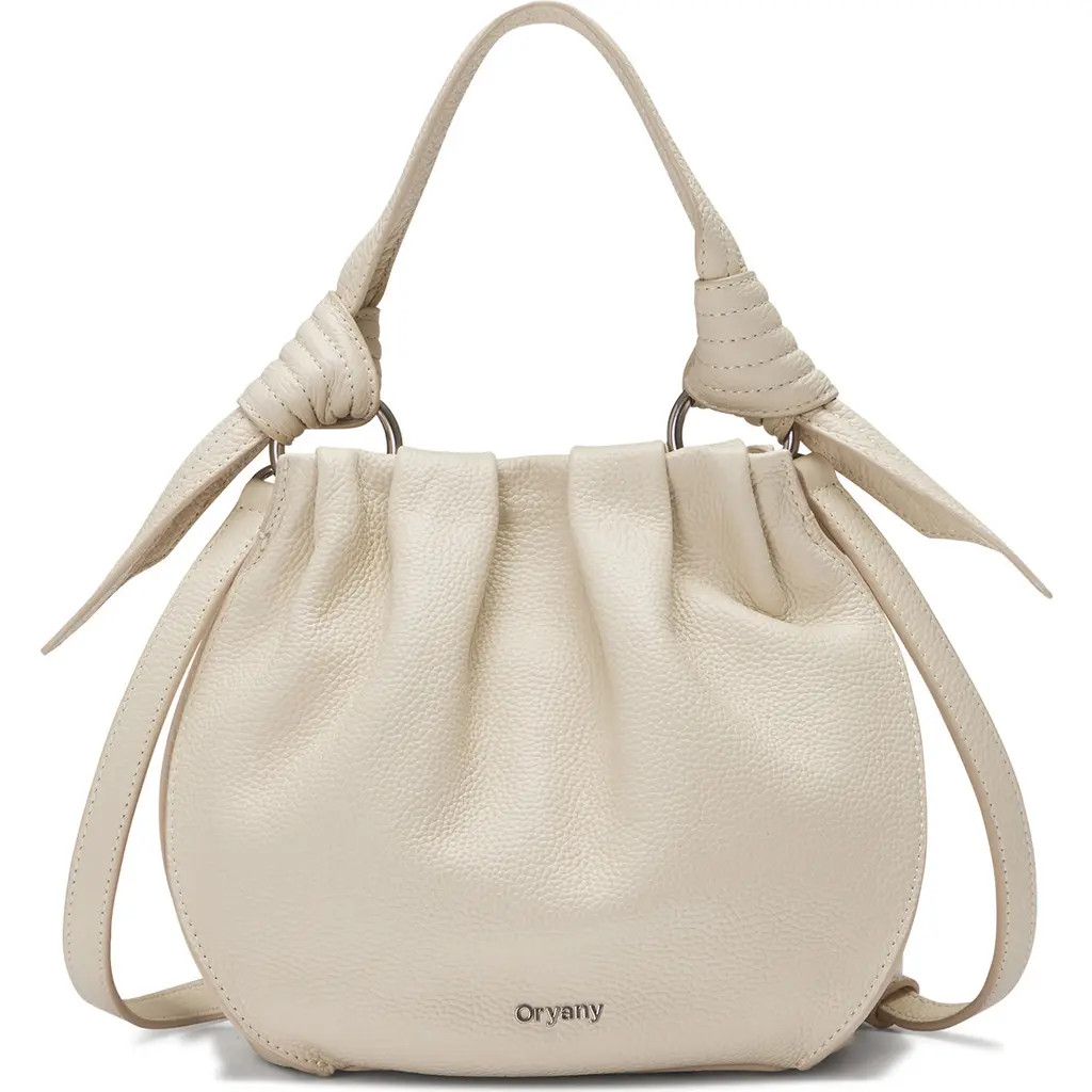 Oryany Selena Leather Bucket Bag in Cream at Nordstrom | Nordstrom