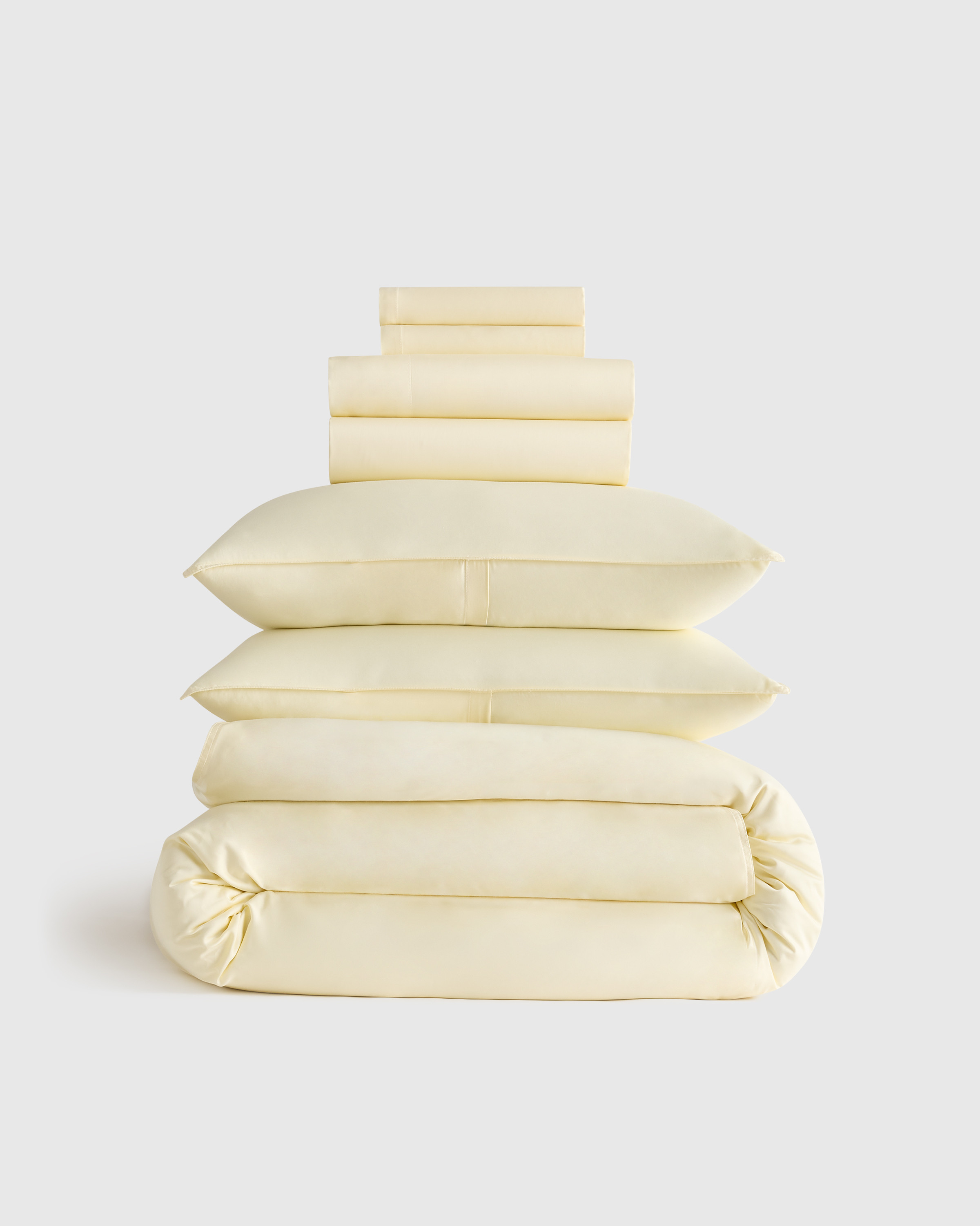 Quince | Bamboo Deluxe Bedding Bundle in Clay, Size King | Quince