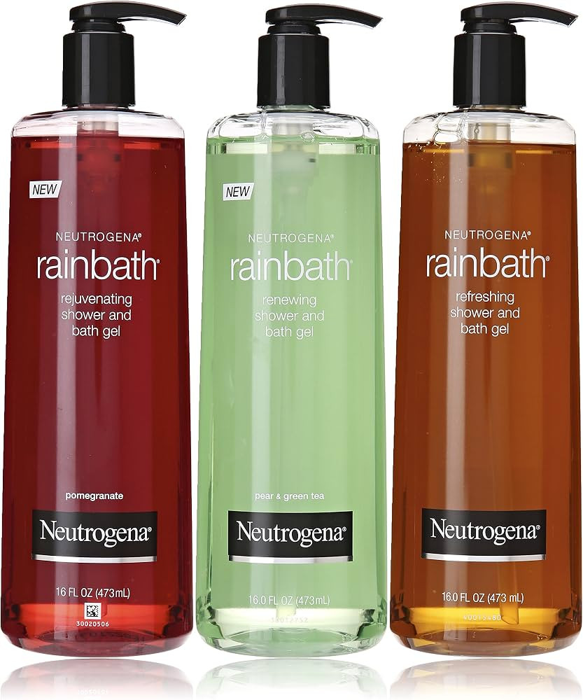 Neutrogena Rainbath Multi-pack of 3, 1 Original Formula, 1 Pomegranate and 1 Pear & Green Tea, 16... | Amazon (US)