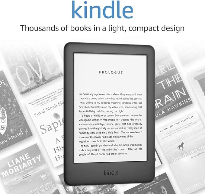 Kindle - With a Built-in Front Light - Black - Ad-Supported | Amazon (US)